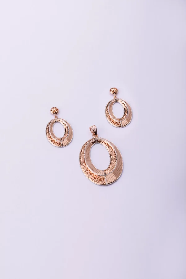 Solena Swirl Rose Gold Set