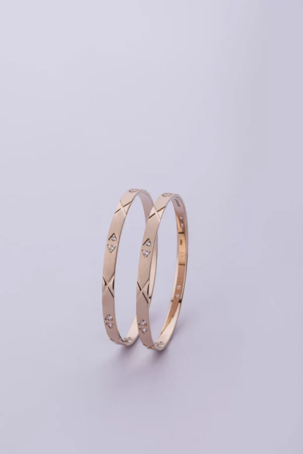 Glorious Grid Zuri Bangles